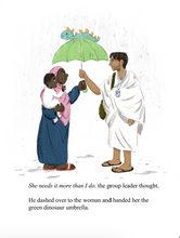 Load image into Gallery viewer, The Green Dinosaur Umbrella
